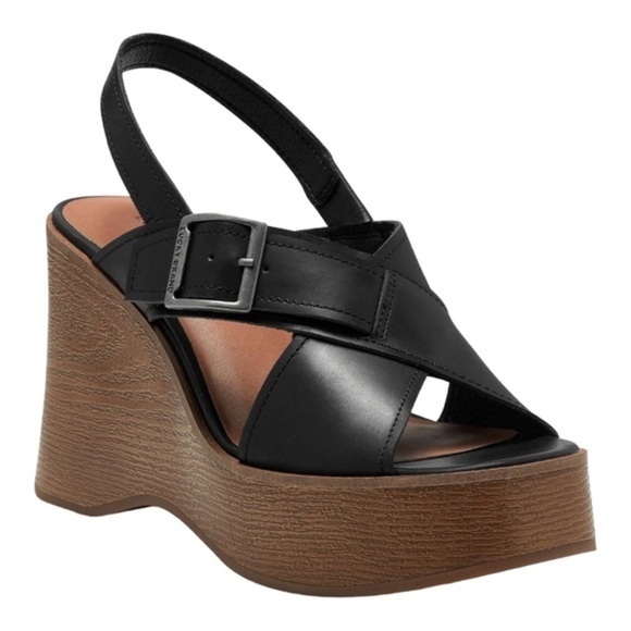 Lucky Brand Delaynee Platform Wedge Slingback Sandal - Picture 1 of 9